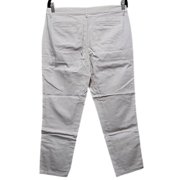 Garnet Hill Womens Organic Cotton & Lycra Pants Size 10B Beige - Picture 2 of 9